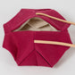 Magenta Silk & Rice Paper Handbag